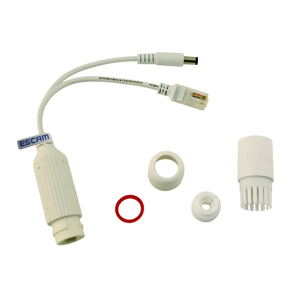 Разветвитель ESCAM POE power over ethernet 100 Мбит/с IEEE802.3af 12 В/1 А разветвитель poe для IP