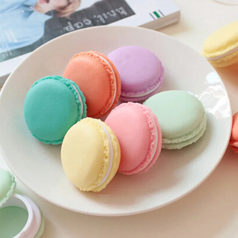 New-Arrival-Circle-Cute-Macaroon-Cookie-Design-Candy-Color-Mini-Storage-Box-Jewelry-Box (2)