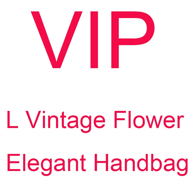 

L Vintage Flower Elegant Handbag Crossbody bag For VIP Drop Shipping