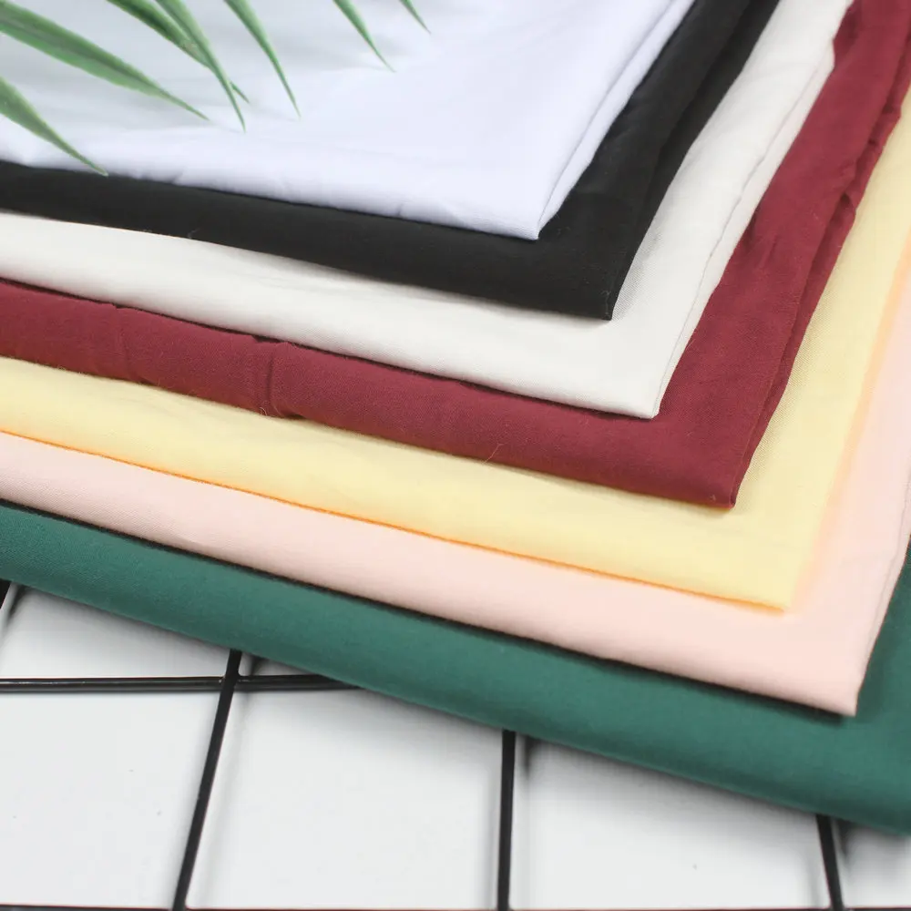 soft lining cloth fabric Retro style fabric Calico plain cotton fabric