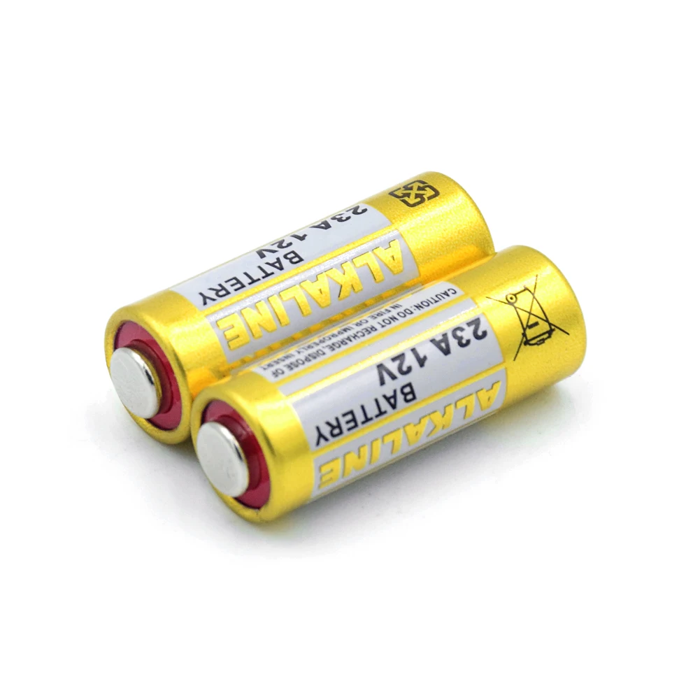 Щелочные сухие батареи 2 шт. 12 В 23A 23AE 23GA A23 A23S E23A EL12 3LR50 V23GA MN21 L1028 MS21 RV08 VR22 GP23A 21/23