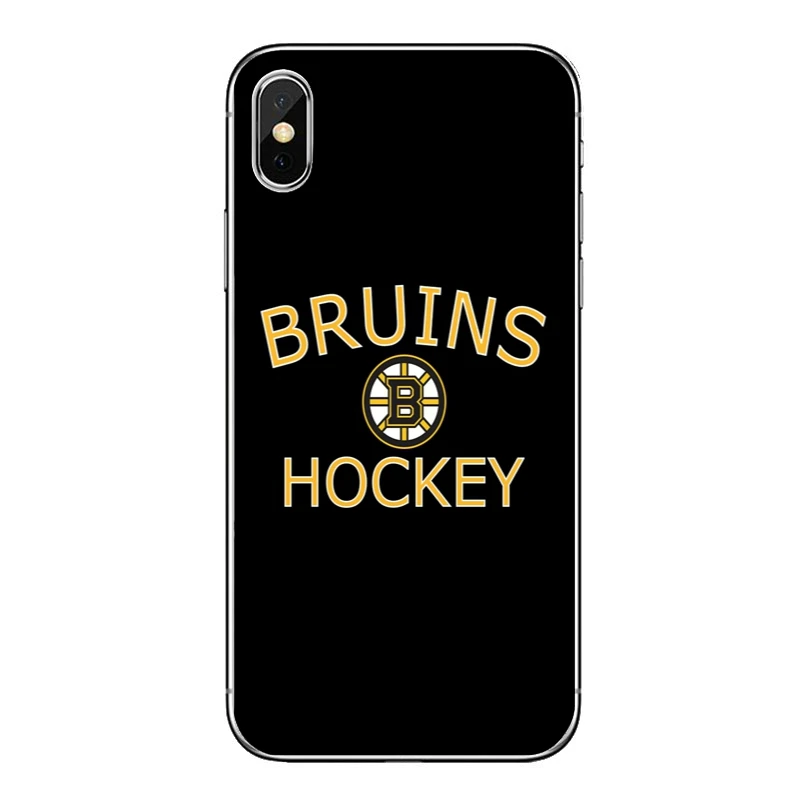 Чехол для iPhone X XR XS Max 8 7 6s 6 plus Boston broins хоккейный для samsung Galaxy S10 S9 S8 S7 S6 edge Plus Lite Note 9 8
