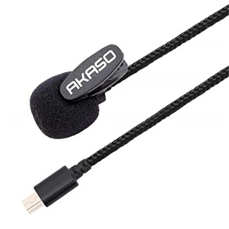 AKASO V50 Pro external microphone for AKASO V50 Pro Action Camera 4k Sports Camera only AKASO V50 Pro external microphone for AKASO V50 Pro Action Camera 4k Sports Camera only