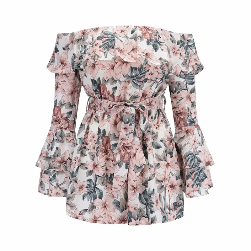 Women Rompers floral print off shoulder Jumpsuit Summer Short pleated Overalls Jumpsuit Female chest wrapped strapless Playsuit Women Rompers floral print off shoulder Jumpsuit Summer Short pleated Overalls Jumpsuit Female chest wrapped strapless Playsuit