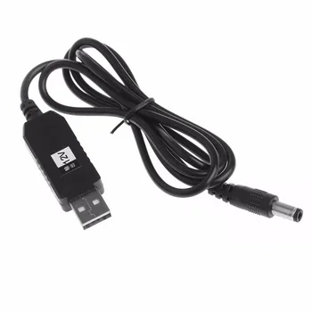 

USB DC 5V to DC 12V 2.1x5.5mm Male Step up Converter For Router LED Strip Light