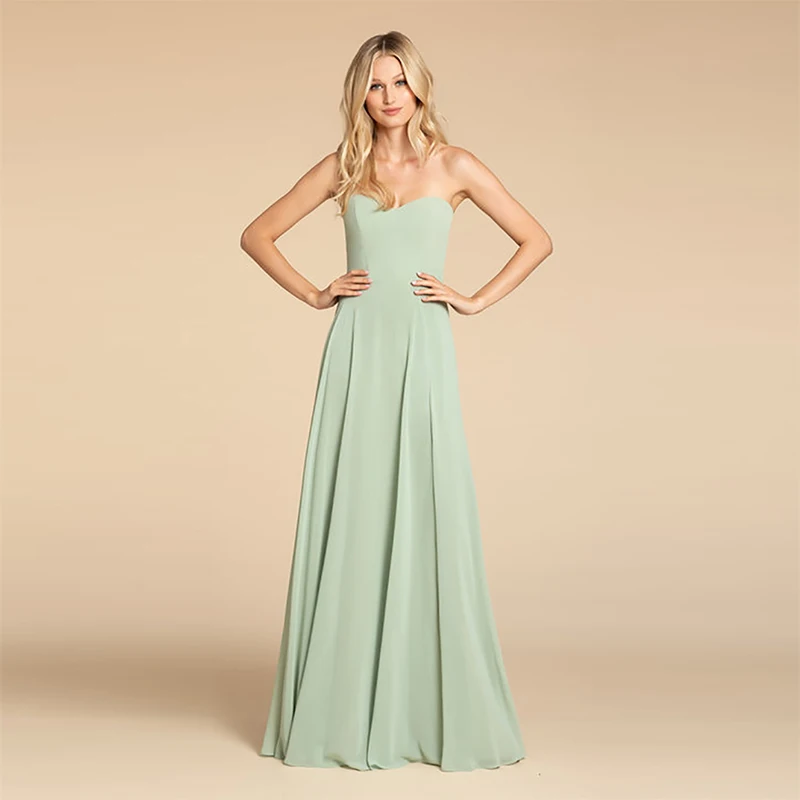 Verngo Модные Зеленые платья для подружки невесты шифоновое летнее простое платье подружки невесты элегантное Vestidos De Madrinha