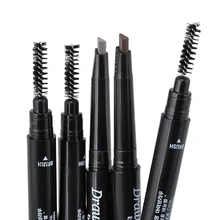 2016 New Waterproof 5 Colors Eye Brow Eyeliner Eyebrow Pen Pencil With Brush Makeup Cosmetic Tool