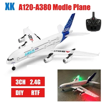 

3Ch DIY RC Foam Plane A380 Airplane 2.4G Fixed Wing RC Airplane Outdoor Toys remote control flying model for kids