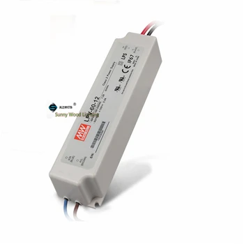 

IP67 LPS Class 2 ,100-240Vac input ,12VDC output power supply ,5A 60W driver for outdoor CE UL LPV-60-12