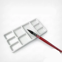 1 шт. керамика квадратная Акварельная палитра резервуар для воды офисная каллиграфия принадлежности для рисования