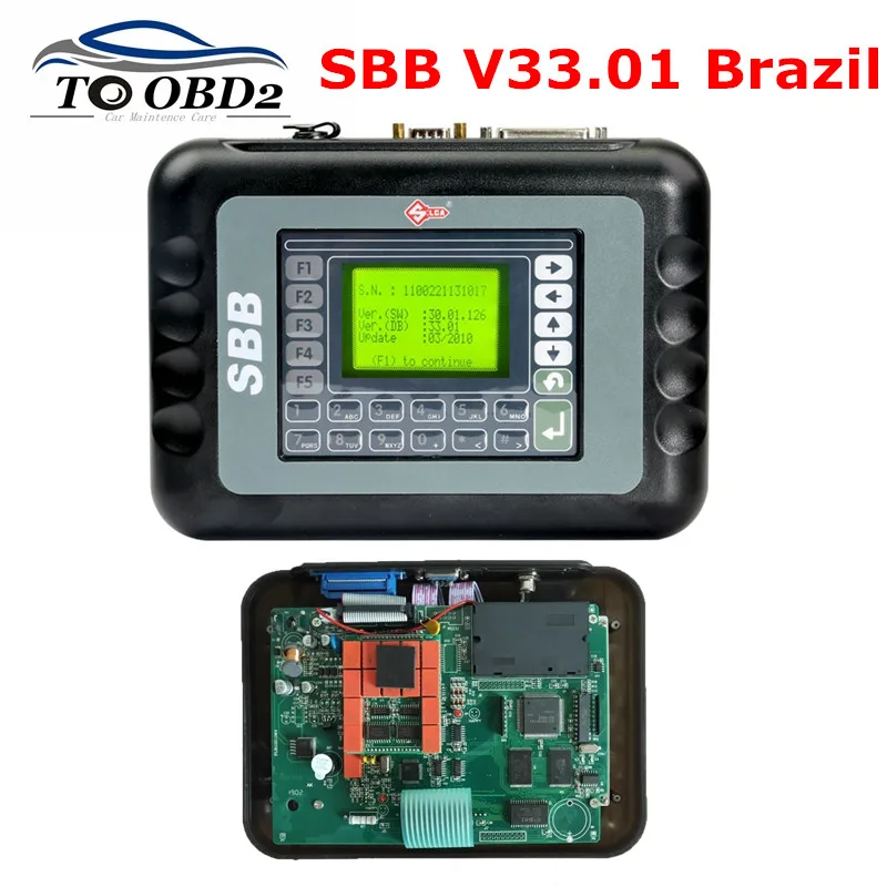 

SBB Key Programmer V33.01 No Token Auto Key Programmer SBB V33.01 Immobilizer Programmer Support most brazil car key