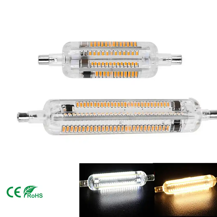 Без затемнения smd 4014 светодиодный светильник 15 Вт R7S 118 мм 360 градусов 10 78 лампады