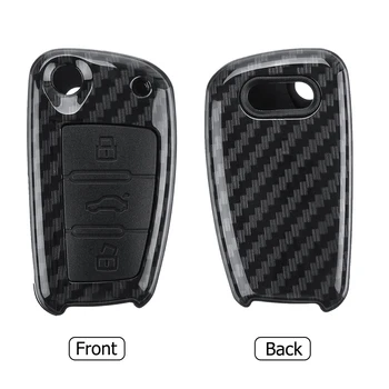 

Car Remote Flip Key Chain Cover Auto Keychain Fob for Audi Q3 A1 S3 Q7 A5