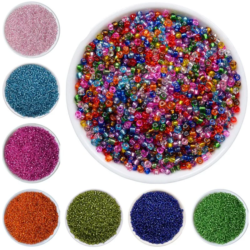 

Wholesale 2mm 1000pcs Irrigation Silver Crystal Septa Czech Glass Seed Beads Jewelry Earrings Necklace Bracelet Charm Manual DIY