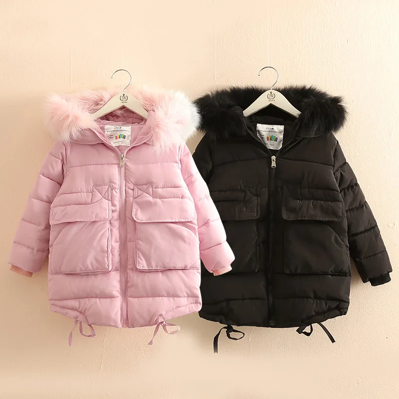 

Hot Selling Newest 2018 Baby's Hat Cotton Clothes New Winter Clothes for Girls and Children's Thickened Cotton Coats