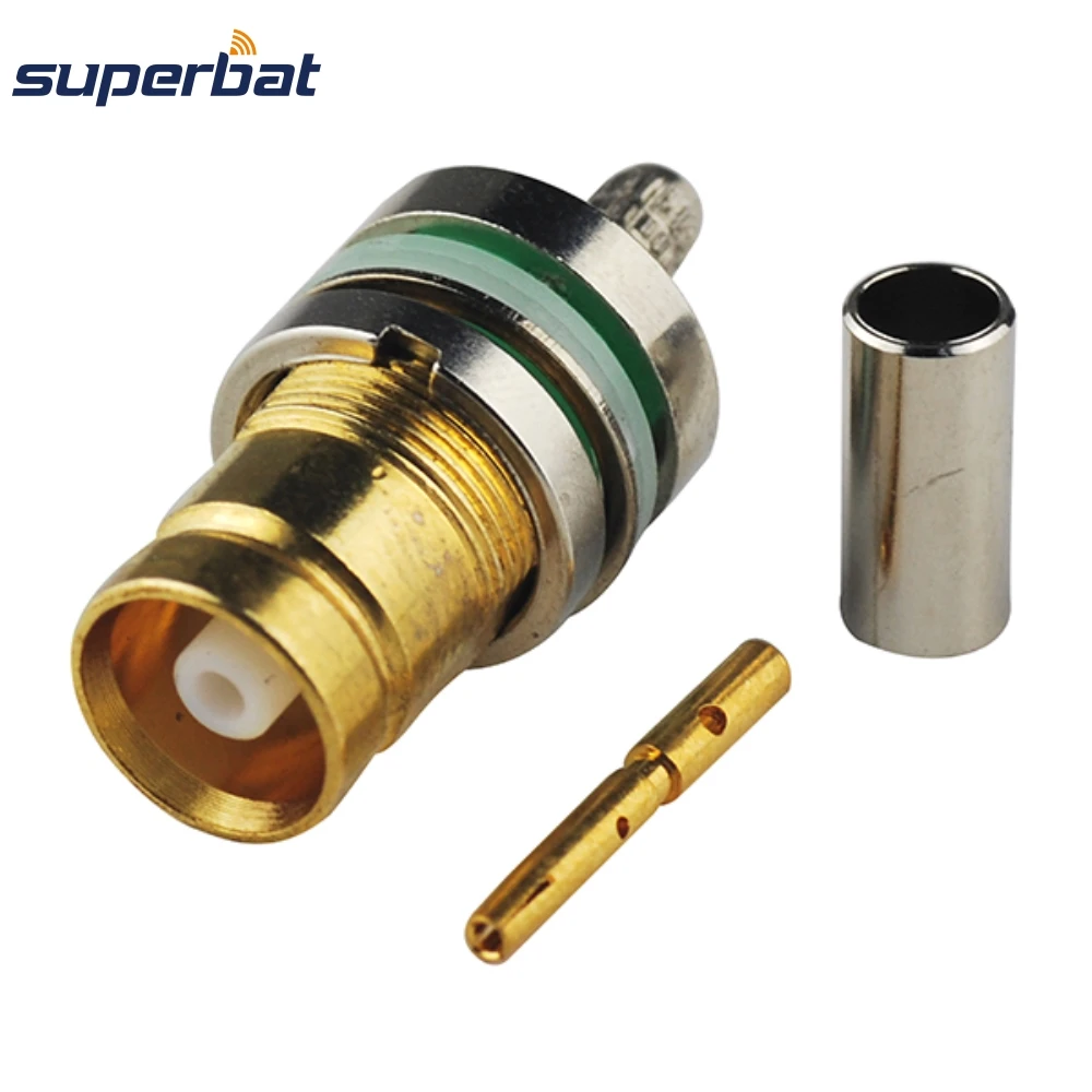 Superbat 75 Ohm 1 6/5 6 L9 Jack прямое обжимное крепление для SYV 2 радиочастотных коаксиальных