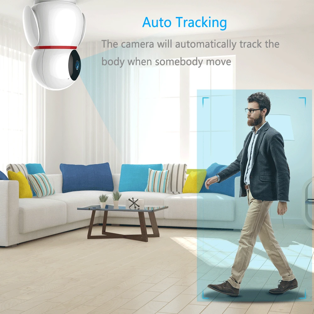 FREDI Home Security Auto Tracking Camera 1080P Wireless WiFi Surveillance CCTV Camera IR Night Vision Baby Monitor IP Camera FREDI Home Security Auto Tracking Camera 1080P Wireless WiFi Surveillance CCTV Camera IR Night Vision Baby Monitor IP Camera