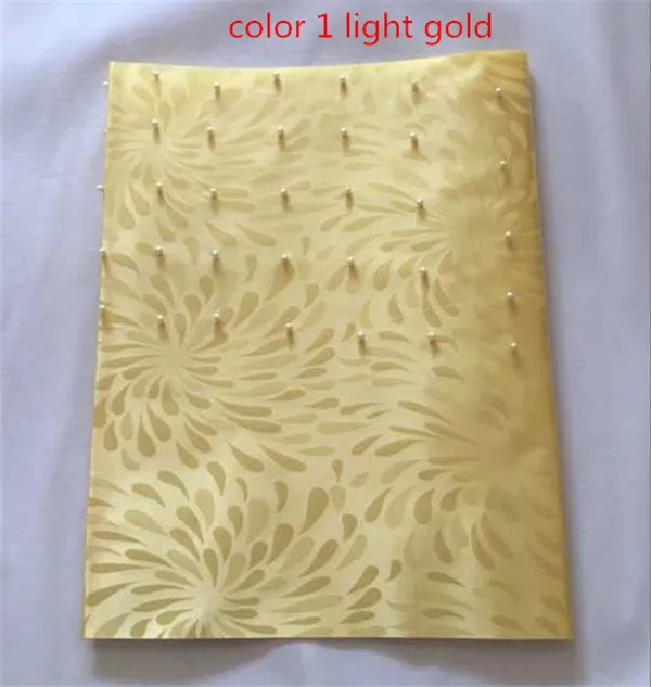 Асо Оке headtie с бисером Золотой кружевной ткани в нигерийском стиле геле headtie африканский руководитель обертывания высокого качества 2 шт/комплект 4 компл./лот он