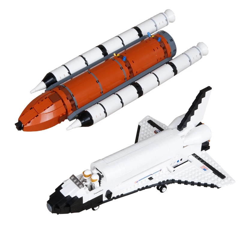

Compatible Legoe 10231 model 16014 1230pcs Space Shuttle Expedition Model building blocks Figure bricks toys for children