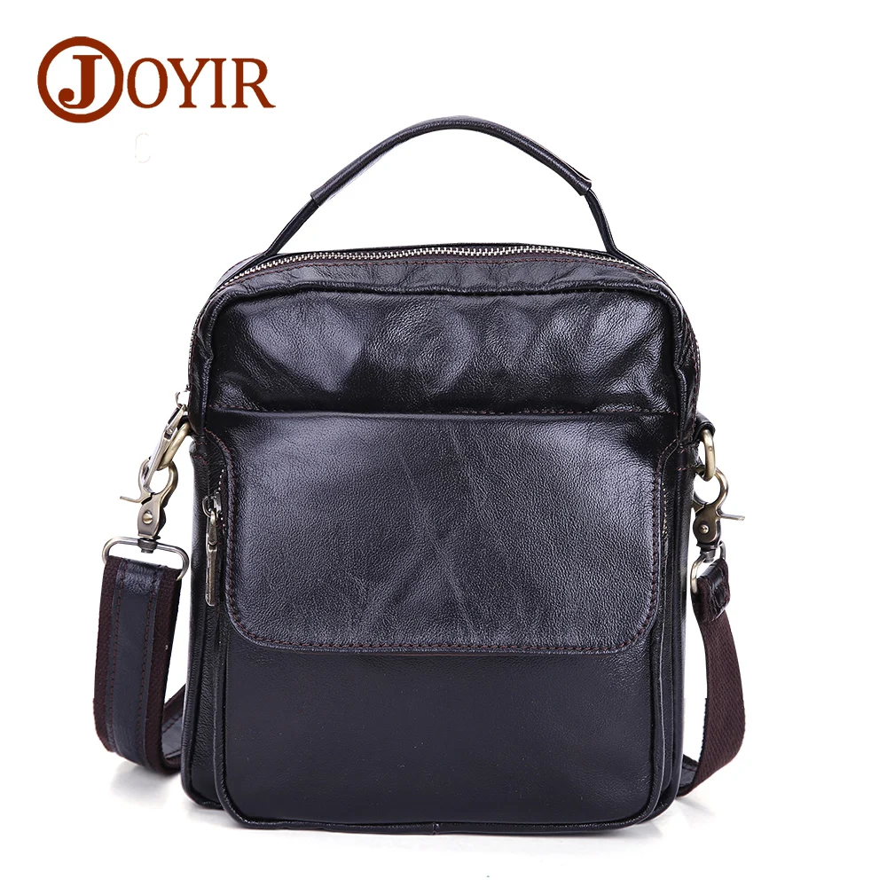 Luxury Brand Men Casual Small Genuine Leather Shoulder Bags Leather Messenger Crossbody Travel ...