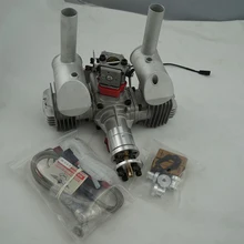 EME70 70CC бензиновый двигатель для RC AIRPLANEMODEL, двухцилиндровый бензин, EME 70, EME-70, с или без стартера