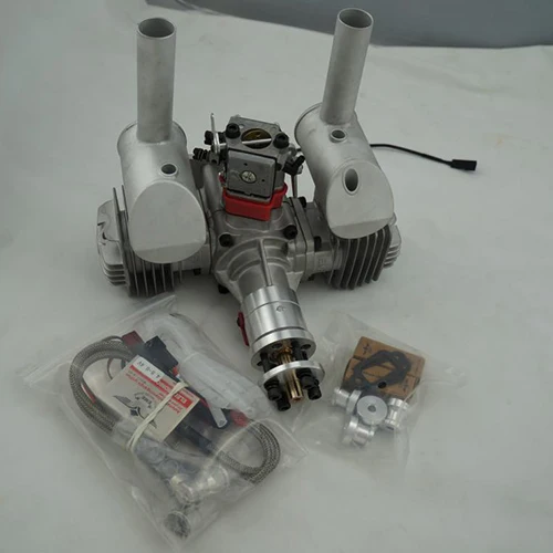 EME70 70CC бензиновый двигатель для RC AIRPLANEMODEL двухцилиндровый бензин EME 70 с или без