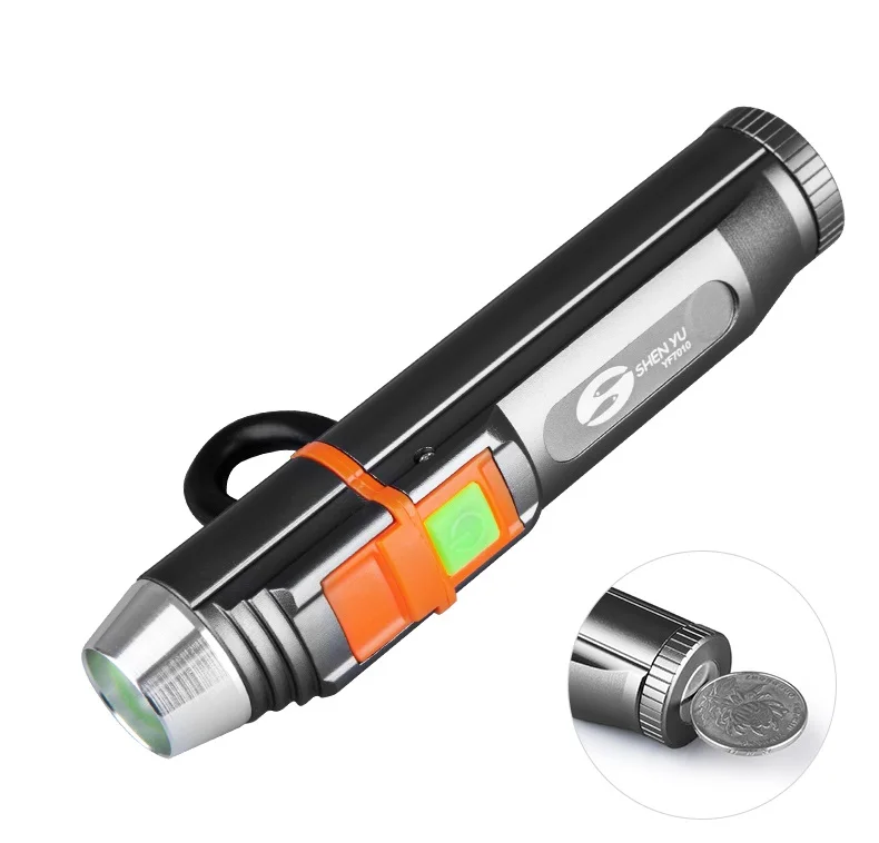 

SHENGFEIHUO D22 Mini Ultra Violet Flashlight 365nm UV flashlight lamp 18650 Rechargeable Ultraviolet Torch LED Flashlight