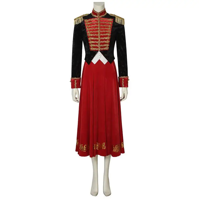 

Movie The Nutcracker and the Four Realms Cosplay Clara Costume Uniform Dress Adult Women Outfit Halloween Carnival Custom Made