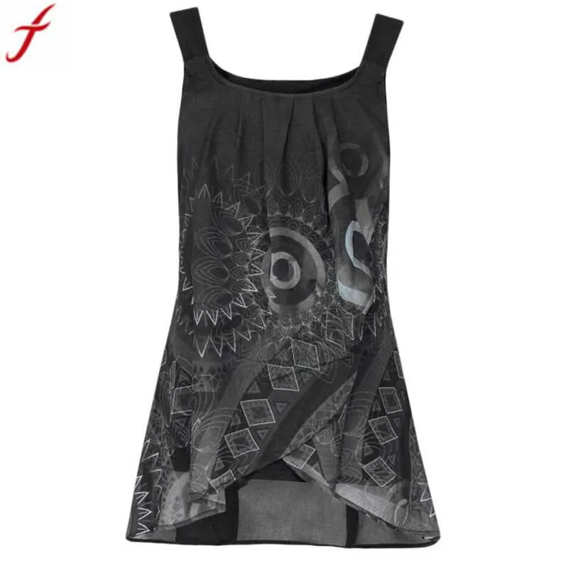 

Plus Size Crop Tops For Women 2019 Fashion Sexy Print Tank Tops Summer Sleeveless O-Neck Vest Tank Tops camiseta feminina