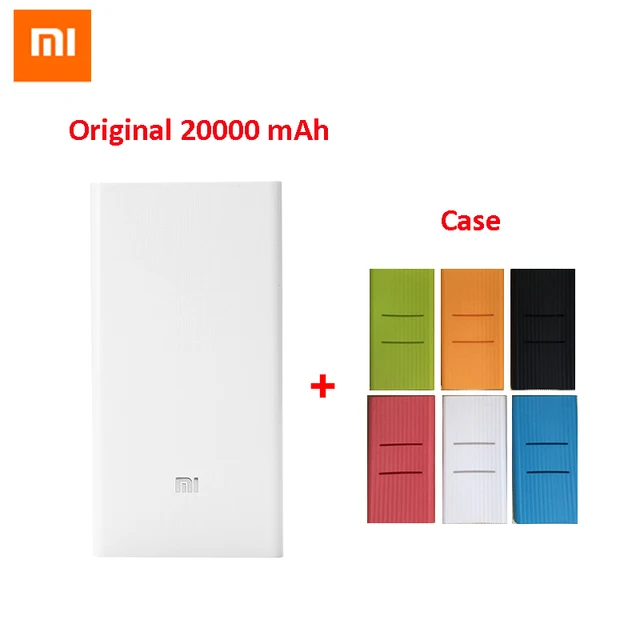 NEW 2016 Original Xiaomi Power Bank 20000mAh 2nd Portable 20000 mAh Powerbank Dual USB Port Charger For Iphone 6S Samsung S6 Pad