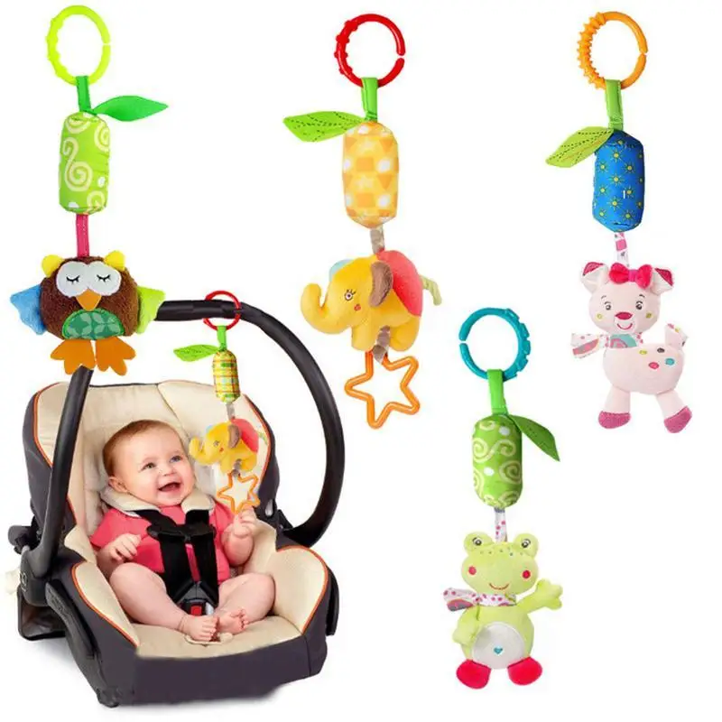 

YOOAP Early Educational Toys Baby Stroller Pendant Bed Hanging Bed Around The Bed Rattles Newborn 0-1 Years Old Baby Plush Toys