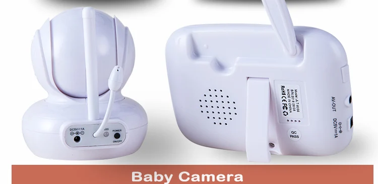 BILLFET 2.4 ГГц Беспроводной видео Baby Monitor с Камерой Батареи Няня Камера Ночного Видения Видео Bebe Няня Камеры Видео няня видео няня Видео Монитор Младенца радионяня с камерой Видео няня видеоняни Детские няня