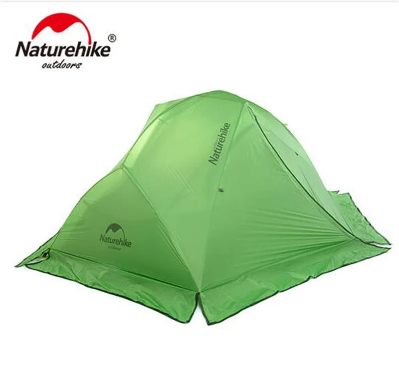 Палатка NatureHike туристическая двухслойная из силиконовой ткани водонепроницаемая
