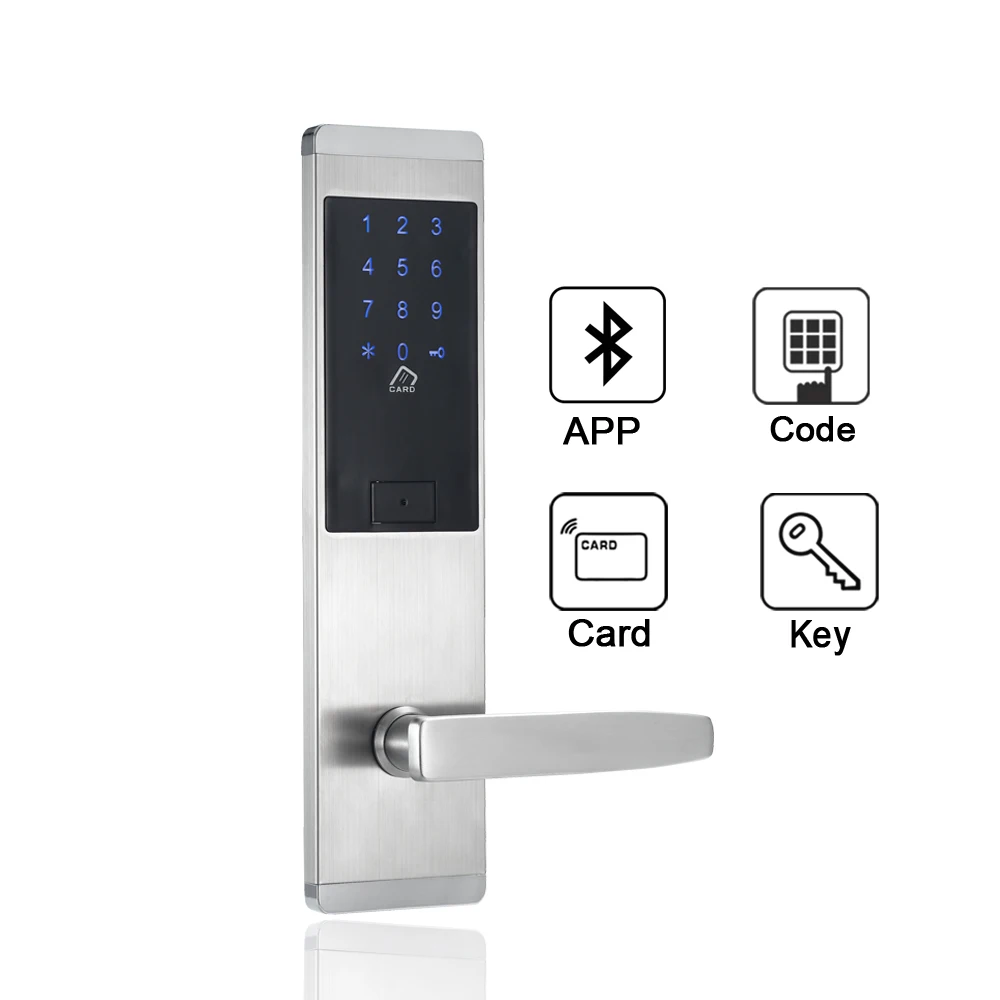 Security Electronic Combination Door Lock Digital Smart APP WIFI Touch Screen Keypad Password Lock Door Home Office Door Lock