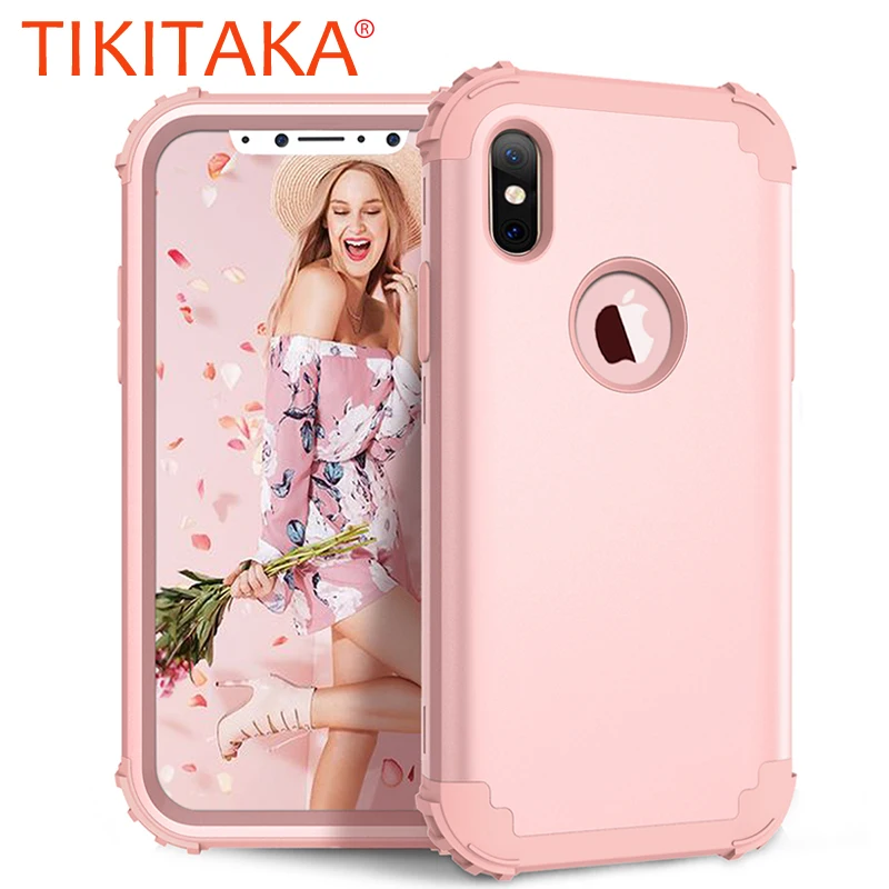 

Shockproof Case for Samsung Galaxy S8 Plus Note 8 Cover Hybrid 360 Full Protect Phone Cases For iPhone X 7 6 6S Plus Phone Shell