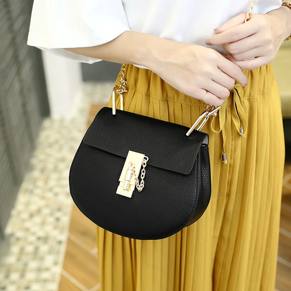 

Pig bag Ladies Chain bag New Diagonal Cross bag PU Leather Mini Shoulder bag Custom Handbag