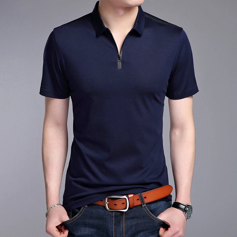 Men Polo Shirt 2017 hot sale Men Business Casual solid male polo shirt ...