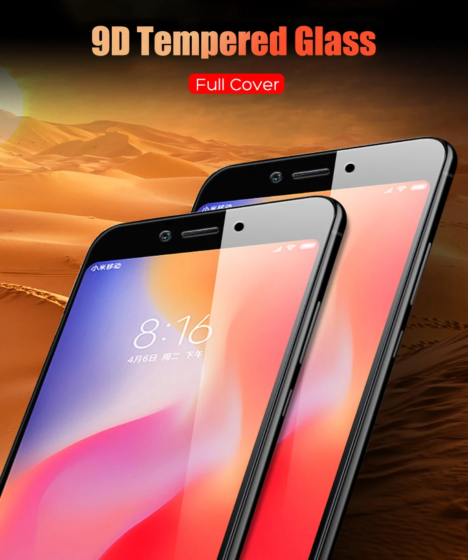 MOUSEMI Glass For Xiaomi Redmi 6A 4x Note 6 Pro Ultra Thin Film Protective Glass For Xiaomi Redmi 6A, For Xiaomi Redmi 6A Glass (1)