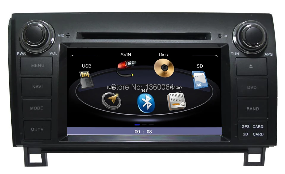 Perfect 2 din 7" Car DVD GPS For Toyota Tundra Sequoia Navigation Multimedia System Audio Video Player Media Stereo Head Unit Autoradio 0