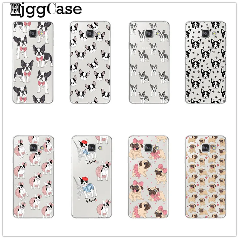 

Cute Puppy Pug Bunny French Bulldog Soft Phone Case Coque Funda For Samsung S6 S7 Edge S8 S9 Plus J3 J5 J7 A3 A5 A7 2016 2017