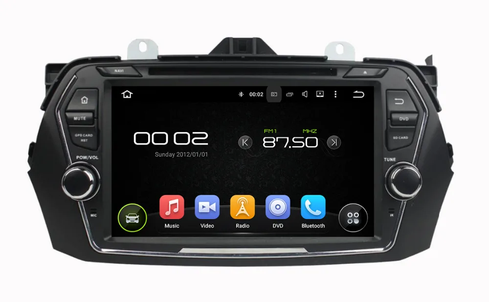 Discount Quad Core 1024*600 HD Android 5.1.1 Car DVD GPS For SUZUKI CIAZ 2015 with Stereo Radio Head unit WIFI 4G DVR 1.6Ghz CPU/16G Nand 1