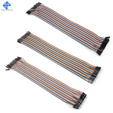 Dupont line 120 шт. 20 см мужской+ мужской женский и Женский Соединительный провод Dupont кабель для Arduino