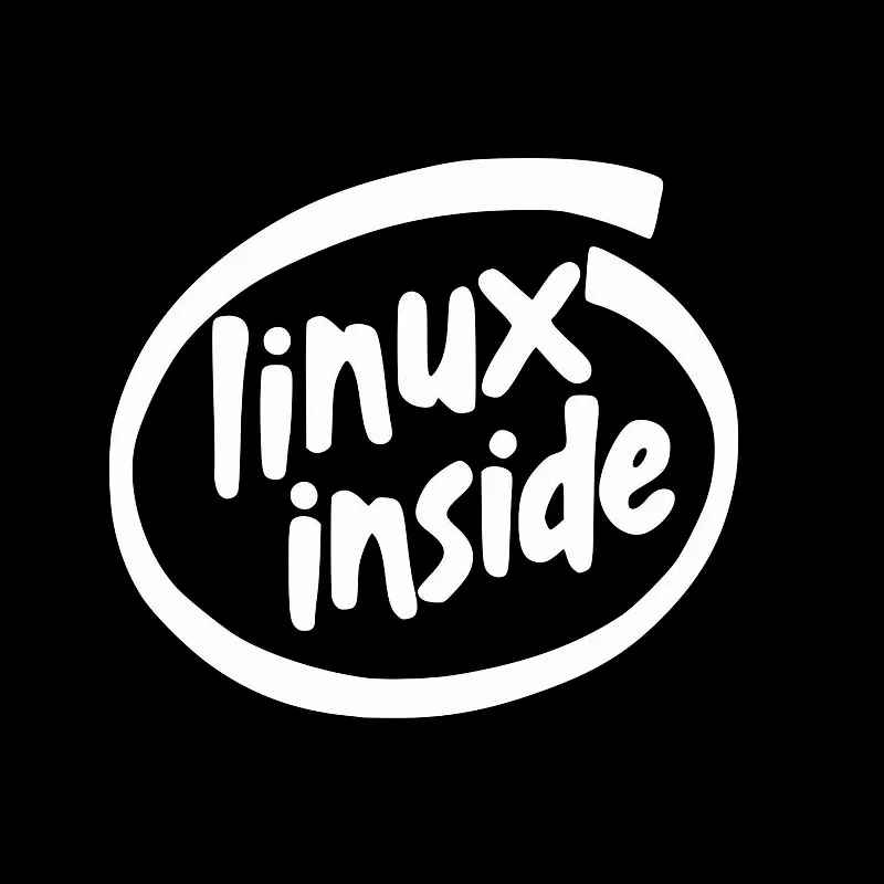 Наклейки на окна 15*13,3 см, внутренние стикеры LINUX и наклейки, виниловые наклейки на окна, стильные забавные наклейки на окна для Ford Audi Toyota