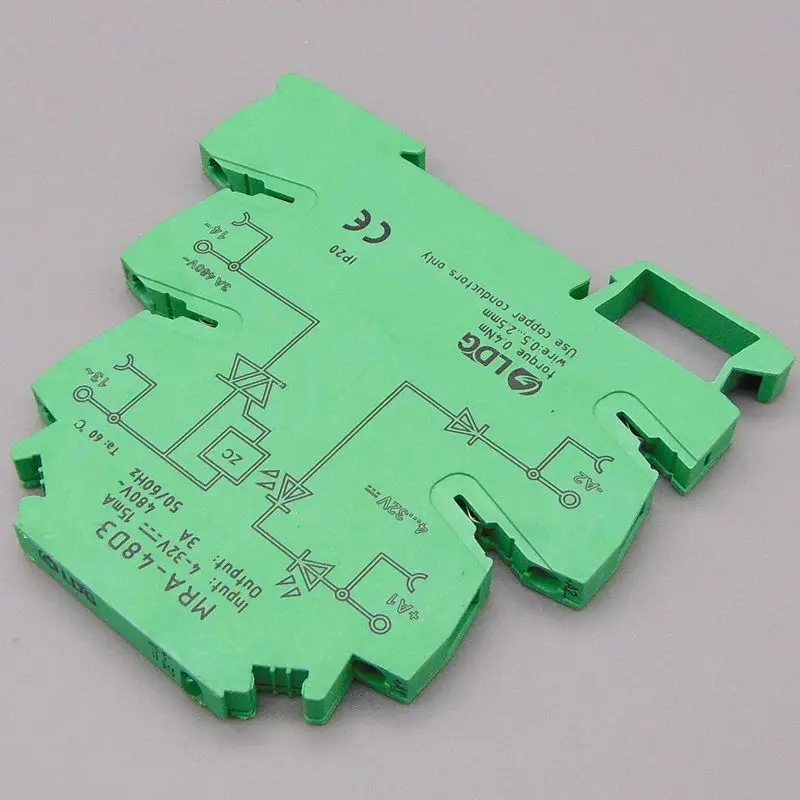 

Ac solid state relay module 3A 480V Dc controlled ac MRA-48D3 4-32V