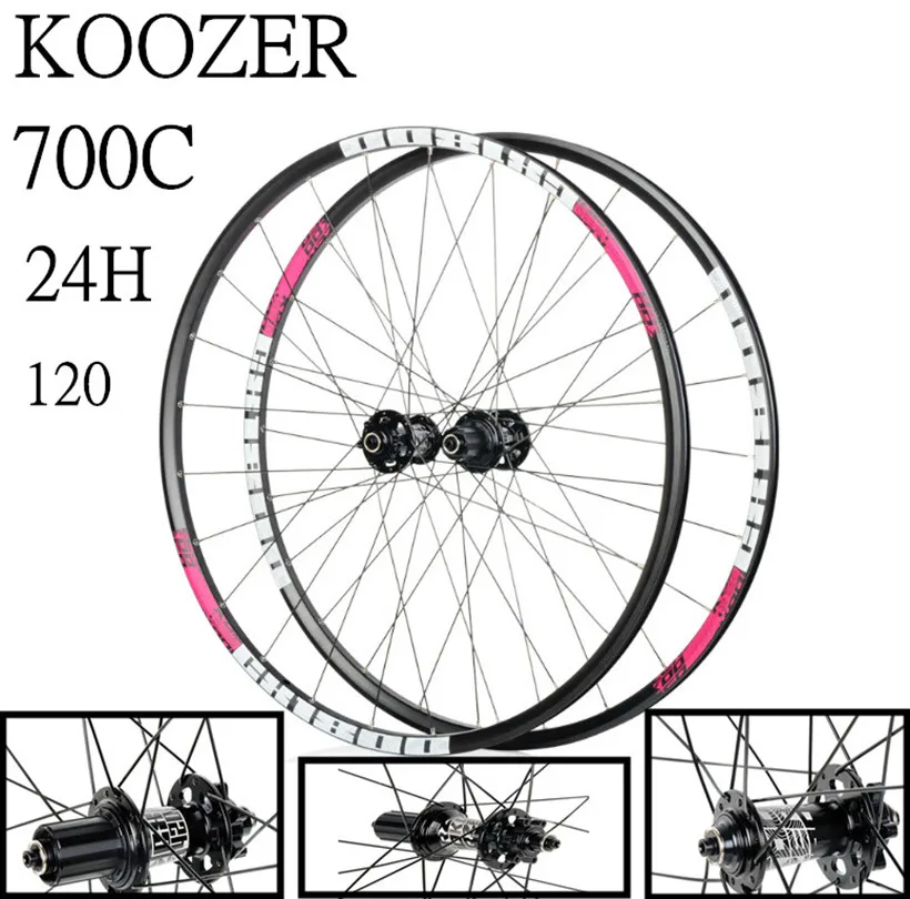 

road bicycle 700C Alloy Disc brake Wheels bmx Road Bicycle Wheel Aluminium Road Wheelset Bicycle Wheels 8/11 speed