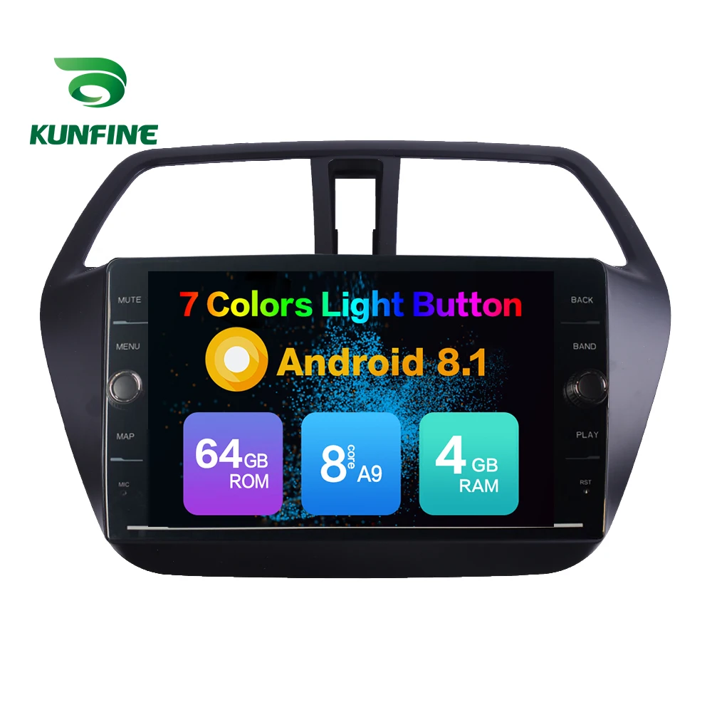 Top Octa Core RAM 4GB Android 8.1 Car DVD GPS Navigation Player Deckless Car Stereo for Hyundai IX45 2017 Radio Unit Wifi 4G 2