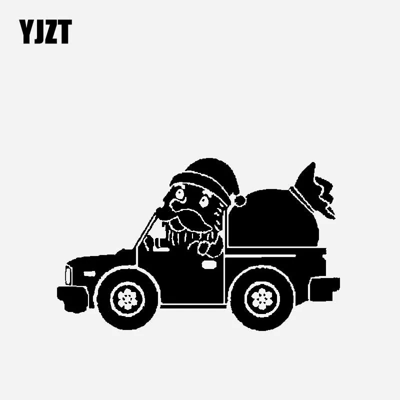 YJZT 19 2 см * 11 8 Рождественская идея автомобильная наклейка Виниловая для вождения