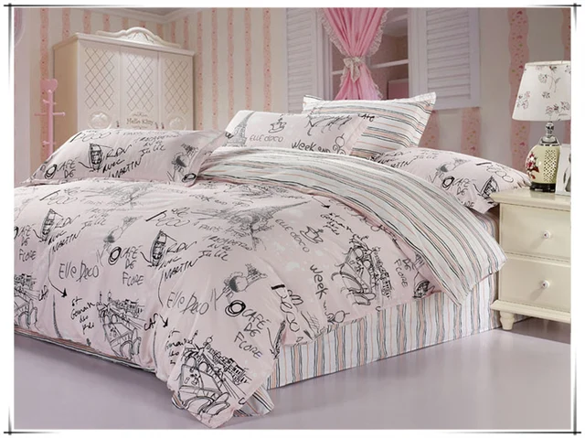 bedding set 100 cotton paris eiffel tower reactive printed bed setbedclothes duvet cover - Paris Bedding bedding set 100 cotton paris eiffel tower reactive printed bed setbedclothes duvet cover - Paris Bedding