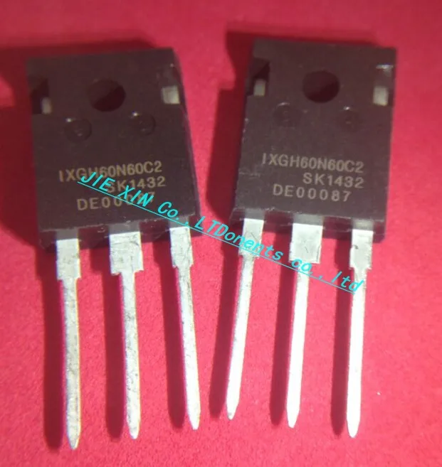 

10 шт./лот IXGH60N60C2 600V 75A 480W TO3P лучшего качества.