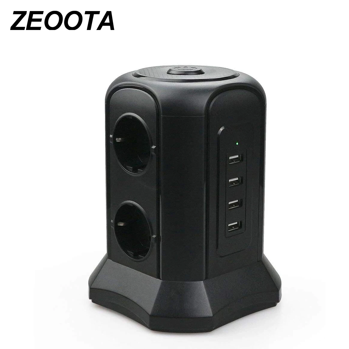 online Smart Power Tower Múltiplos Soquetes 6 Gang 4 Socet com Alimentação USB Distribuição 2 m Cabo de Extensão USB proteção contra sobretensão